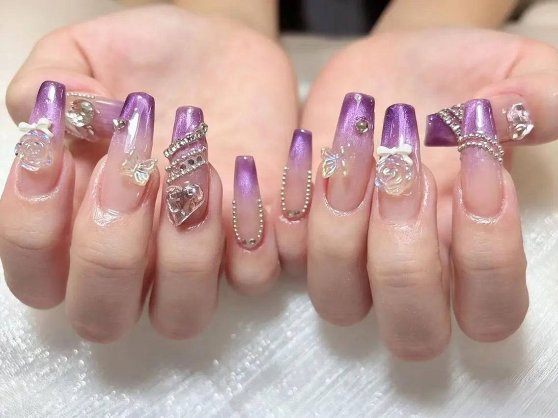 ネイル 長さ出し フットネイル フレンチネイル ジェルネイル ガーリー ハンドネイル ハンドケア The Nail💗 PIPIのネイルデザイン