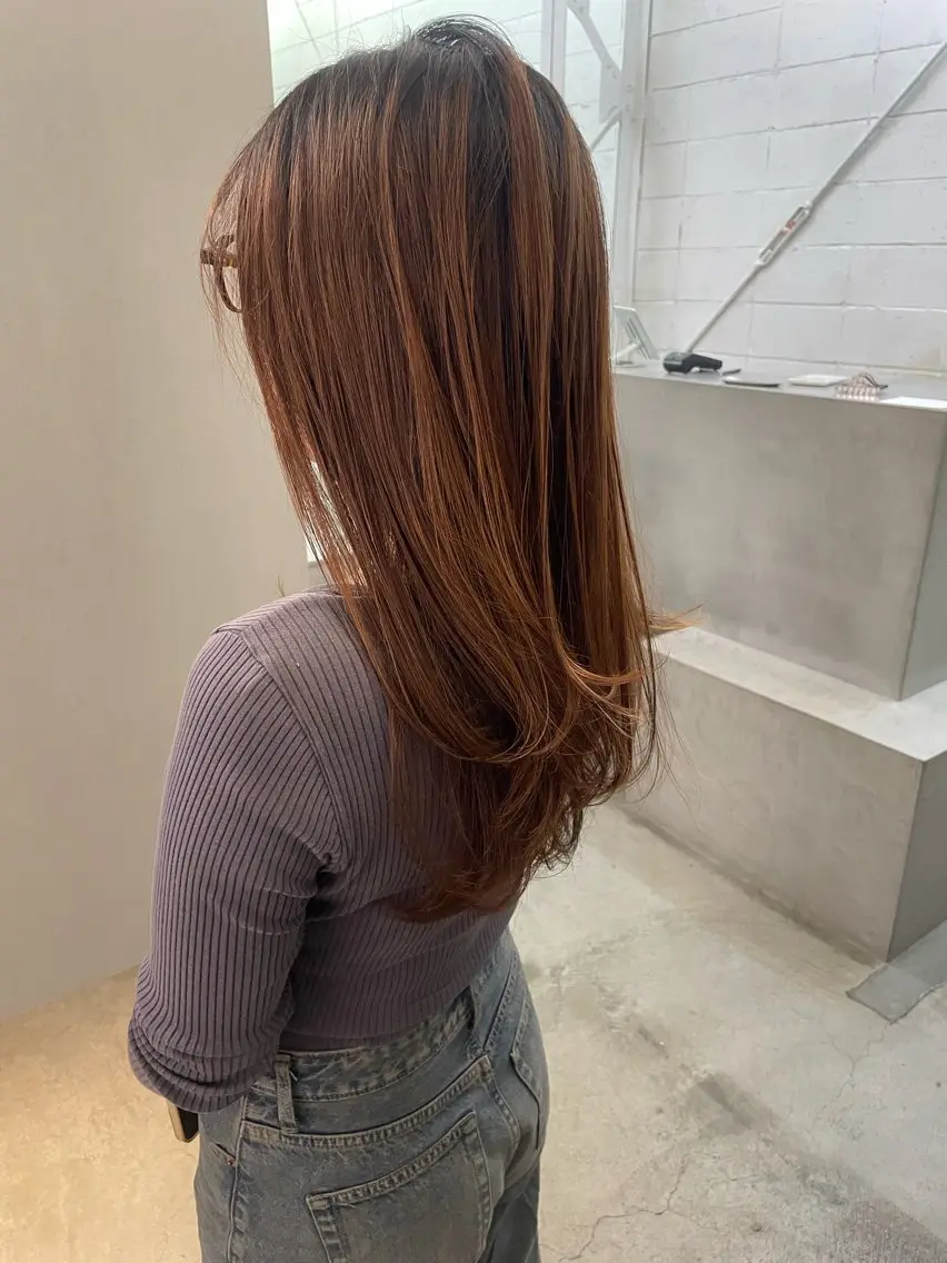 ロング カット 平野 叶花のヘアスタイル