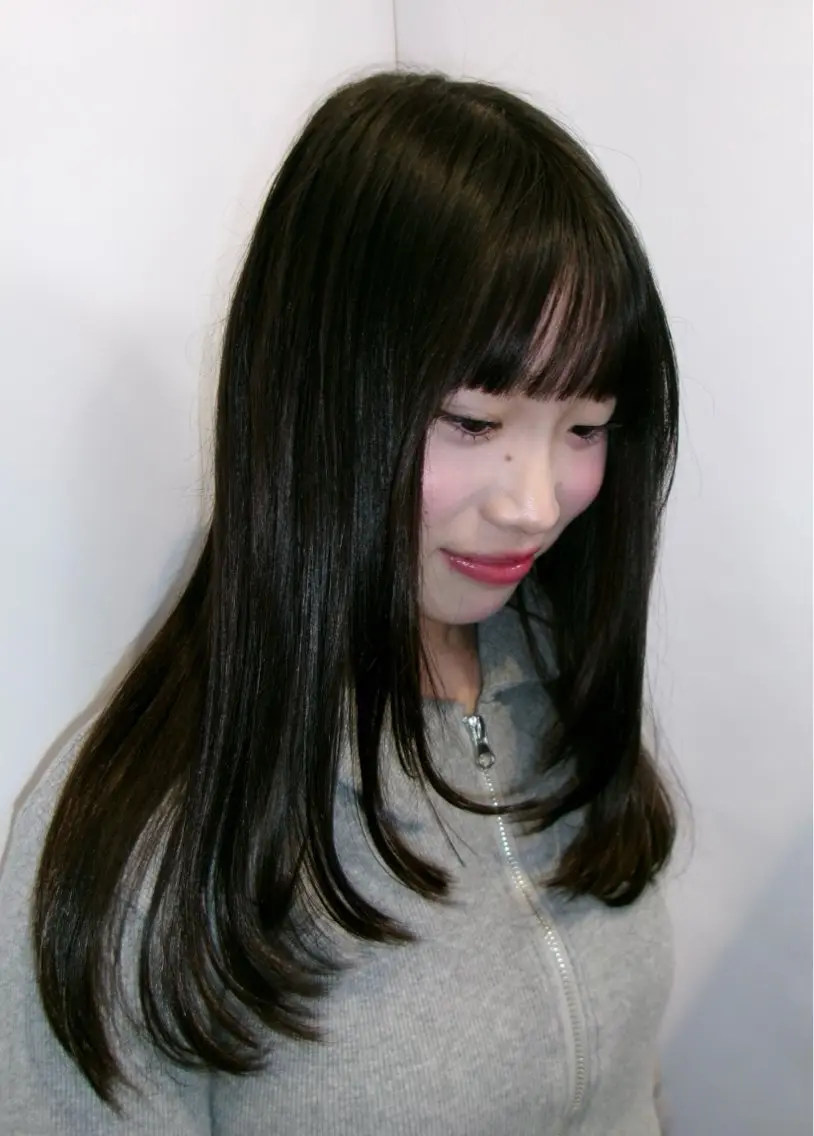【ミニモ学割】艶髪ワンカラー+3stepトリートメント🍯+スタイリング🐳の写真