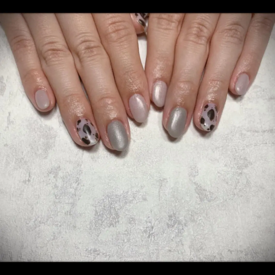ネイル アニマル柄 フットネイル M nail 市原市ちはら台のネイルデザイン