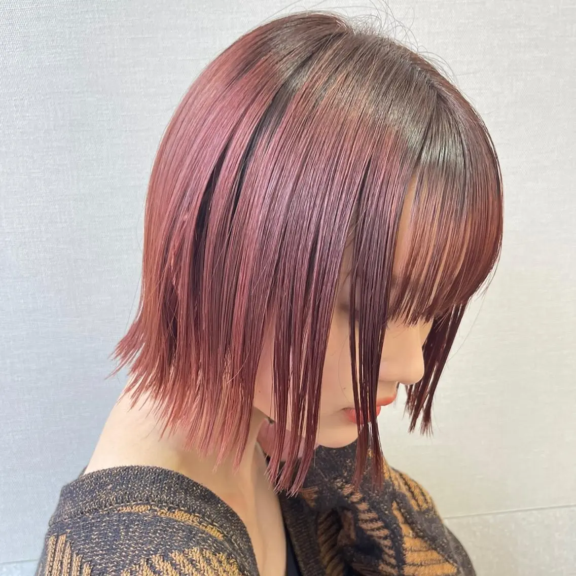 ショート ボブ ハイライト 似合わせカットNo 1/横浜美容師のヘアスタイル