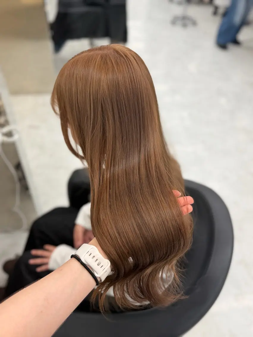 カラー ヘアカラー トリートメント 透明感カラー🎀艶髪 Anju/渋谷🎀のヘアスタイル
