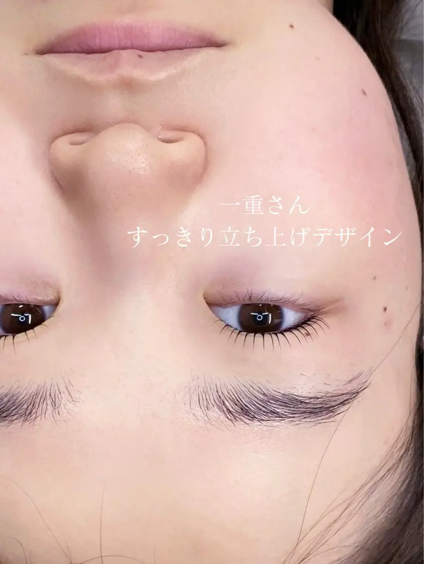 マツエク・マツパ 一重×まつ毛パーマ マツパ waka eyelashのマツエク・マツパデザイン