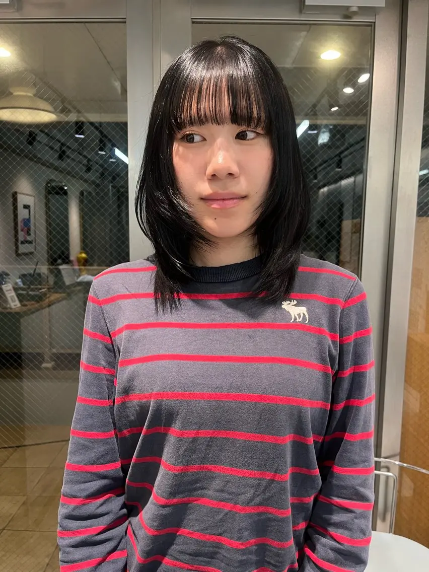 ミディアム ヘアカラー MIYU ／モデル募集中のヘアスタイル