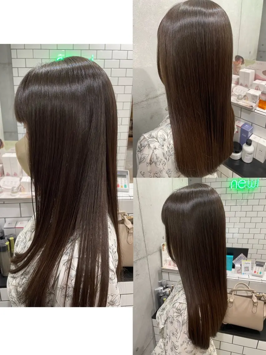 💎💛最上質トリートメントW効果💎💛カット+ティアラトリートメントカラー+TOKIO (5STEP)超音波アイロンの写真
