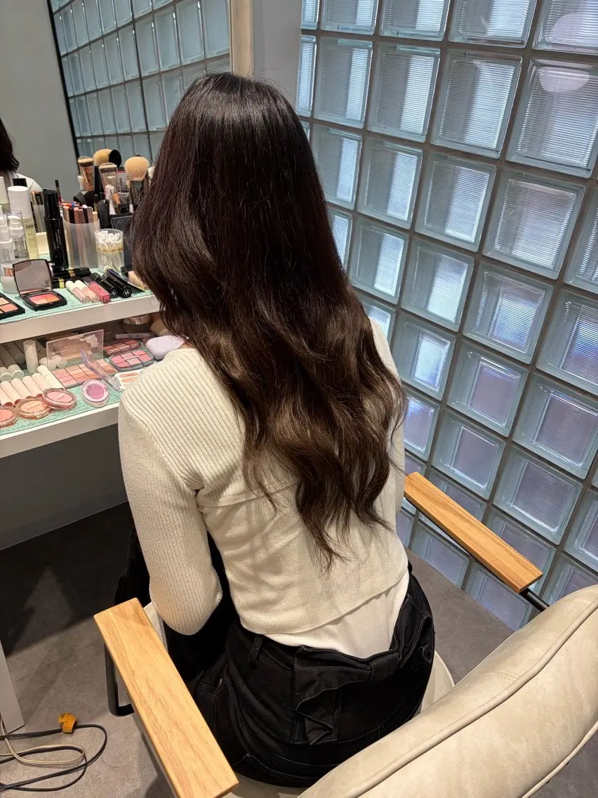 ナチュラルメイク&ヘアセットの写真
