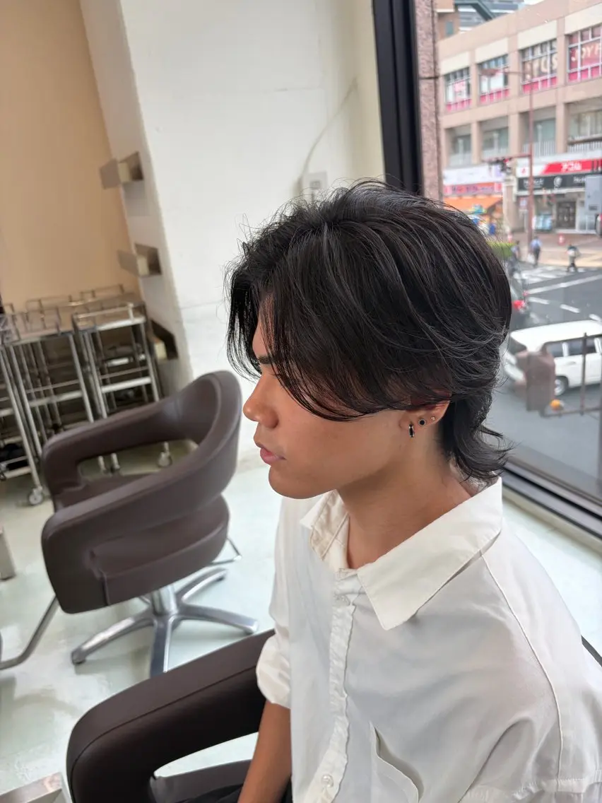 パーマ メンズ メンズパーマ ニュアンスパーマ カット パーマ WILL 上村拳吾 似合わせ特化のヘアスタイル