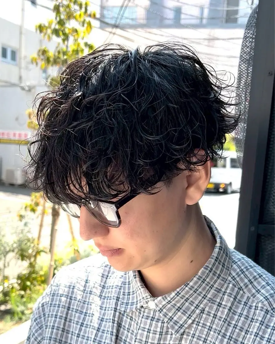 パーマ メンズ 千葉 ホシトのヘアスタイル