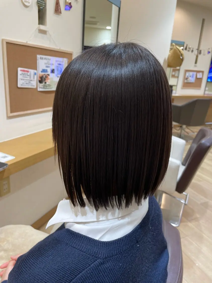 ショート パーマ カット 縮毛矯正 トリートメント 韓国レイヤー🎀/ 顔周り特化🎀/豊田のヘアスタイル