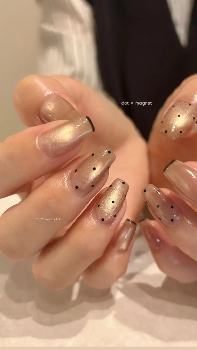 ネイル ブラウン ハンドネイル nail salon moiのネイルデザイン