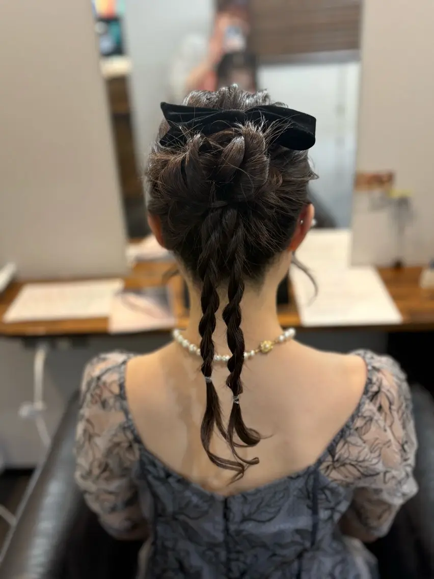 ヘアアレンジ 着付け 山西 真奈のヘアスタイル