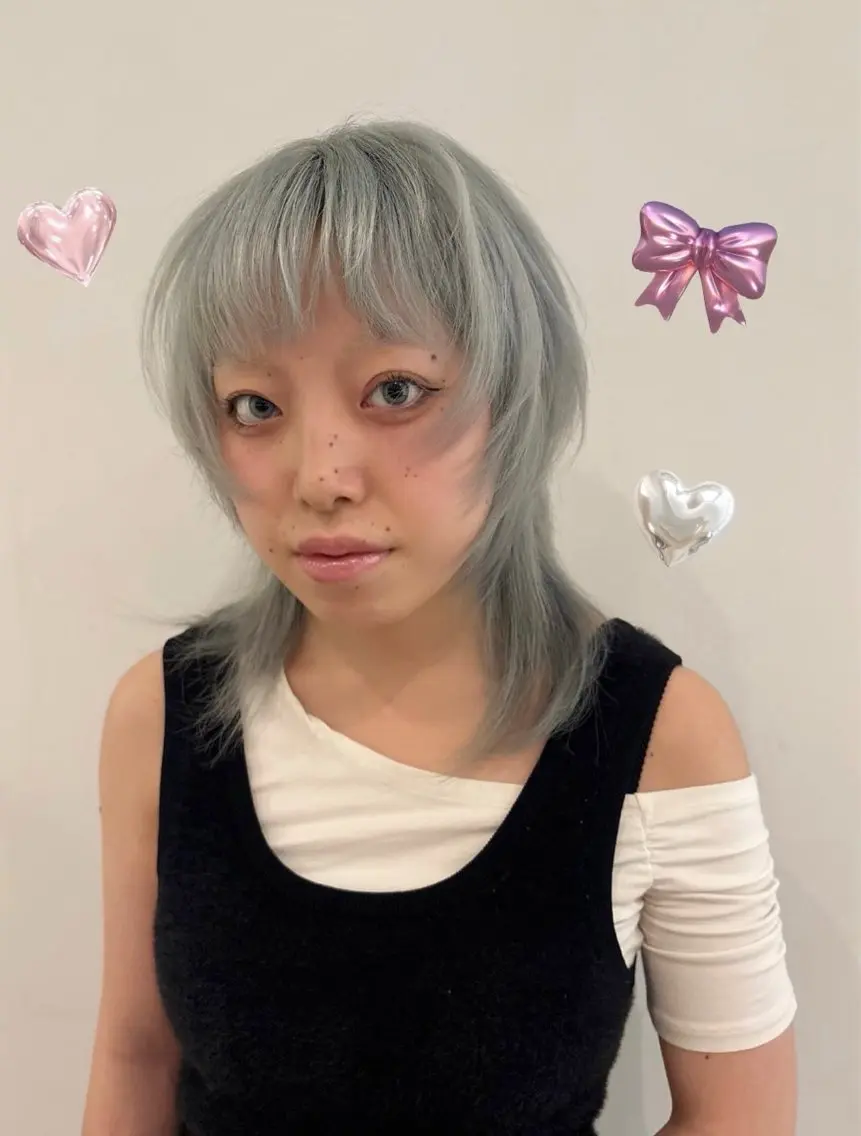 ミディアム カラー カット ヘアカラー ♡tomo♡ 岐阜レイヤーカットのヘアスタイル