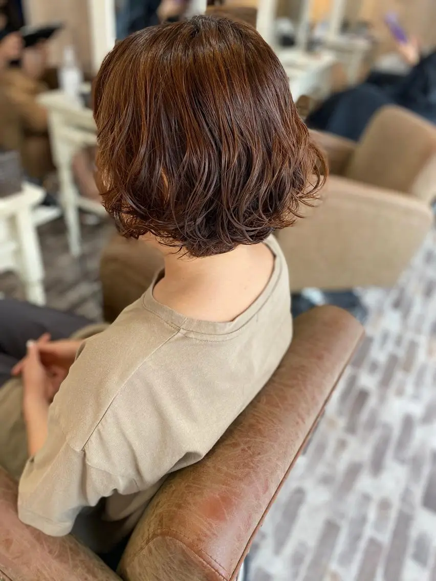 【今月限定価格】 🍀カット＋カラー＋コスメパーマ+オーガニックトリートメントの写真