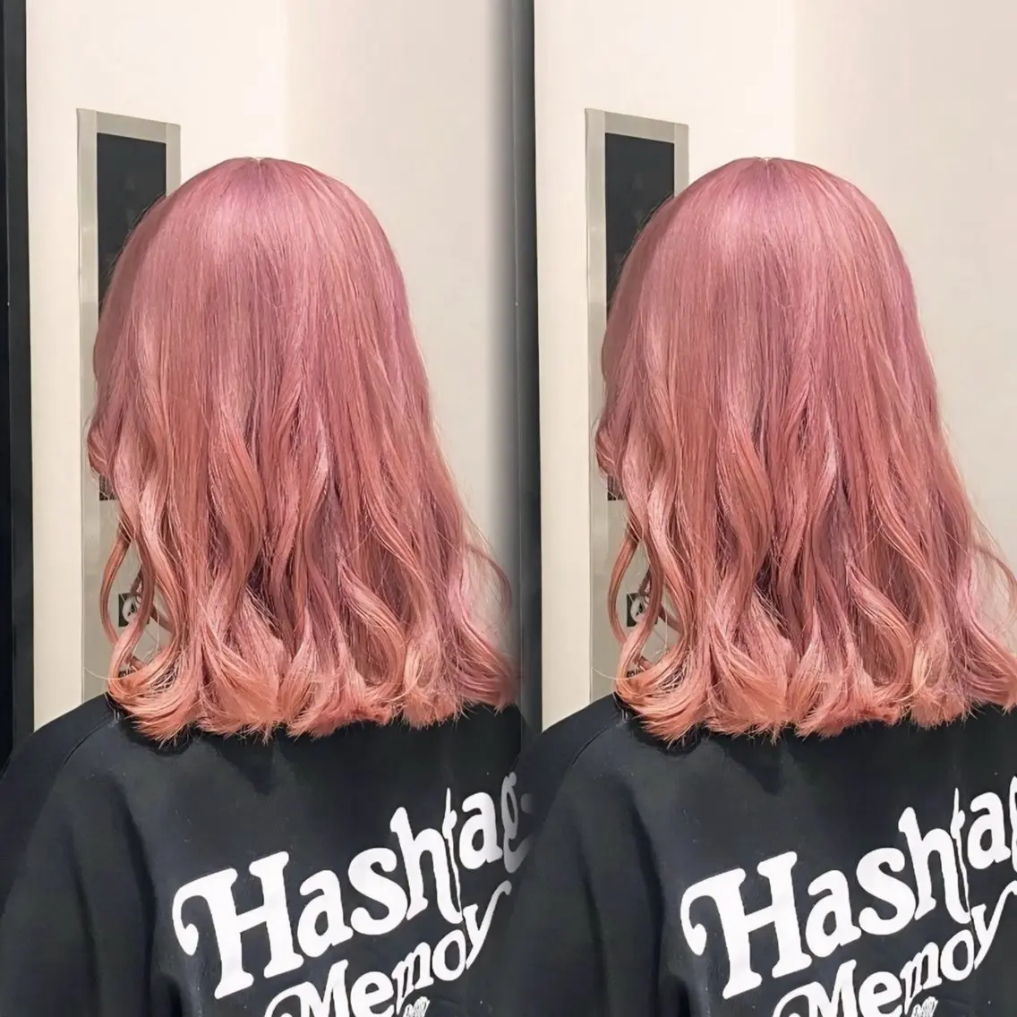 カラー ブリーチ ピンクカラー 梅田ハイトーンカラー / ibuのヘアスタイル