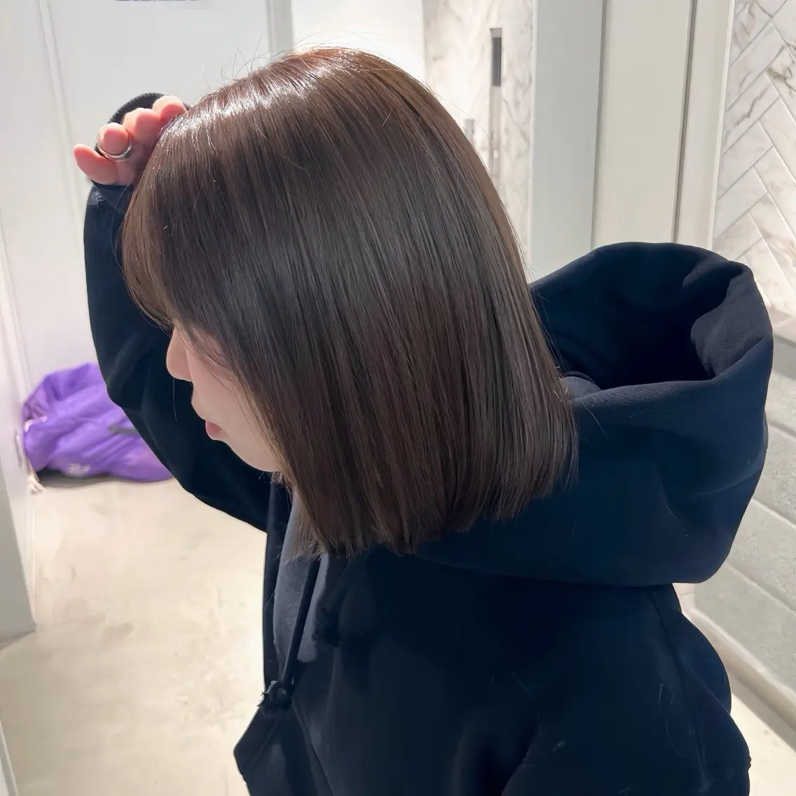 ショート カラー カット ヘアカラー トリートメント EIGHT　樹梨 ／韓国ヘア🇰🇷のヘアスタイル