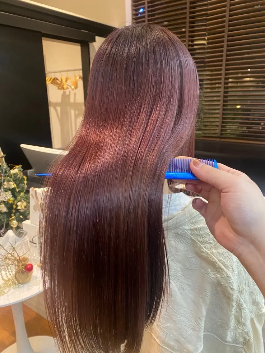 ロング 髪質改善 トリートメント 酸熱トリートメント 坂田 龍哉のヘアスタイル