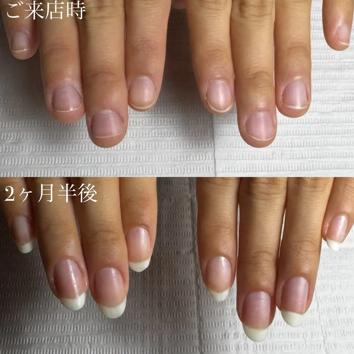 ネイル 長さ出し ジェルネイル ピンク ハンドネイル NailTailor ネイルテイラーのネイルデザイン