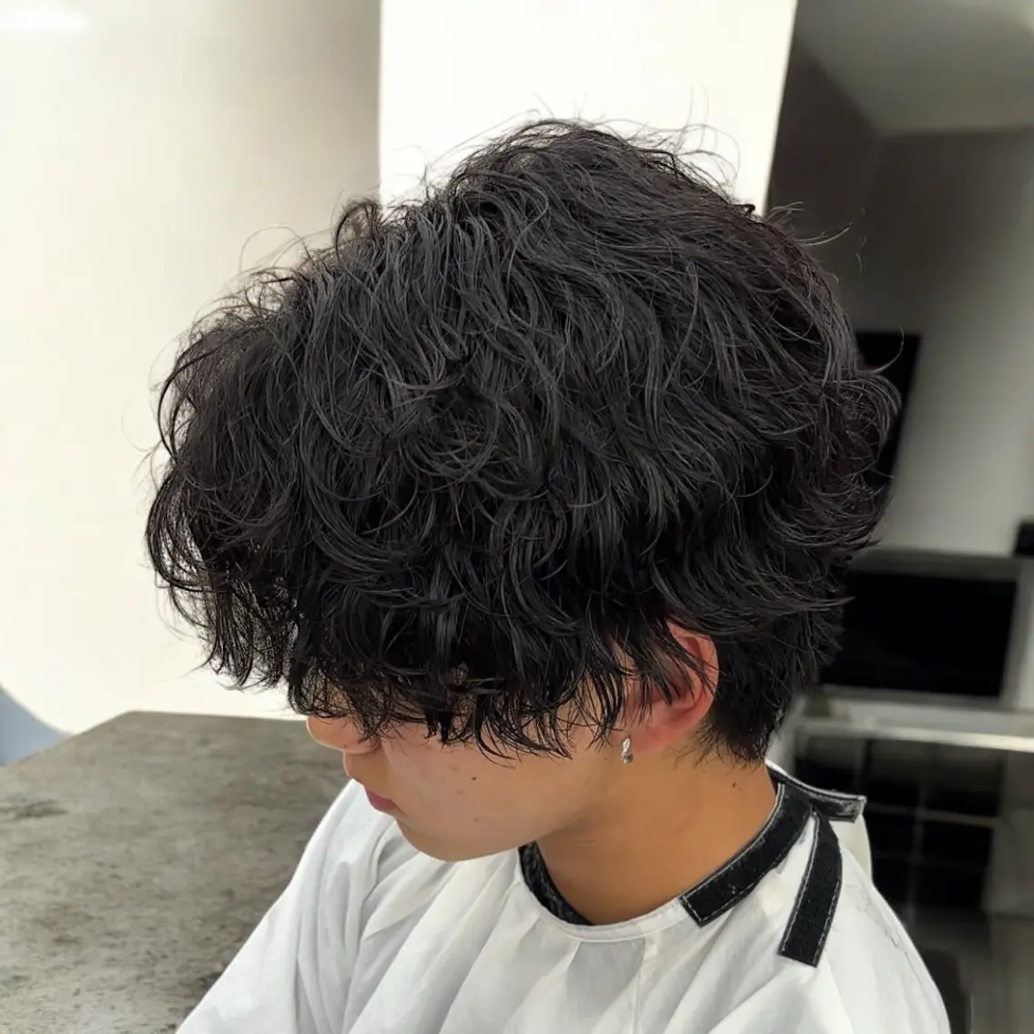 パーマ メンズ メンズパーマ 波巻きパーマ カット パーマ 縮毛矯正/メンズ パーマ/岩名新大のヘアスタイル