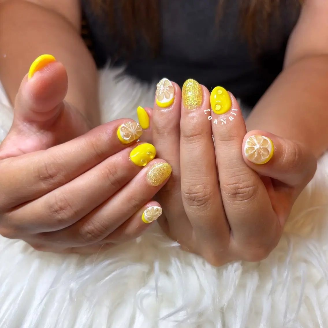 ネイル ぷっくりネイル Lea Nailのネイルデザイン