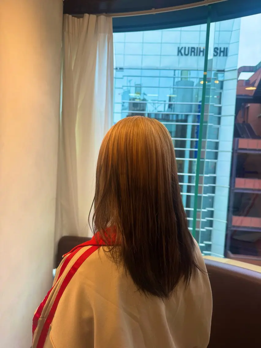 ロング カラー ヘアカラー 透明感カラー💜 モテ髪 空陽💙のヘアスタイル