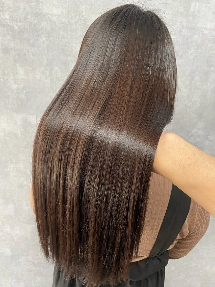 ロング カット 縮毛矯正 トリートメント Shutter RYOのヘアスタイル