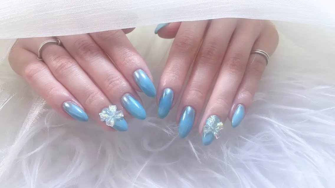 ネイル アニマル柄 チークネイル フラッシュネイル フラワーネイル フットネイル ハンドネイル B·U Nail大宮 長さだし専門店のネイルデザイン
