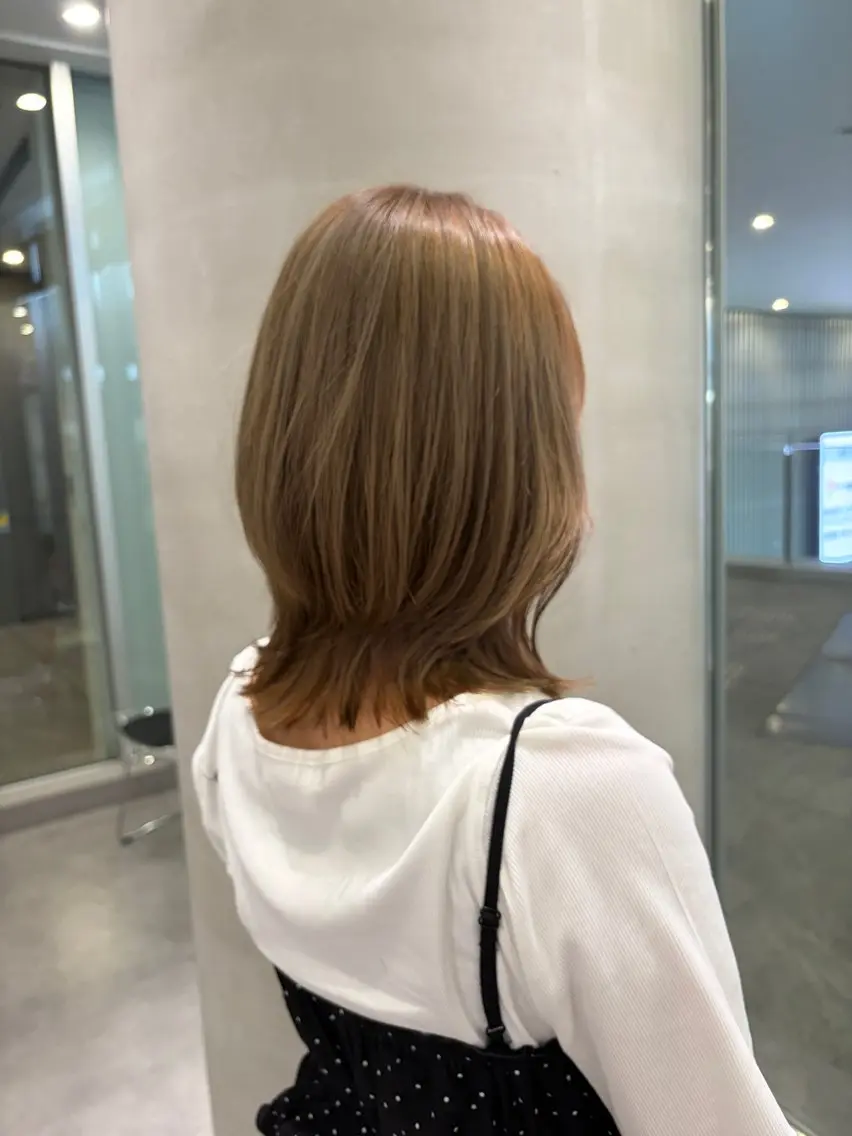 ミディアム カラー カット ヘアカラー 岐阜駅近く/カット/ メンズ/モデル募集中のヘアスタイル