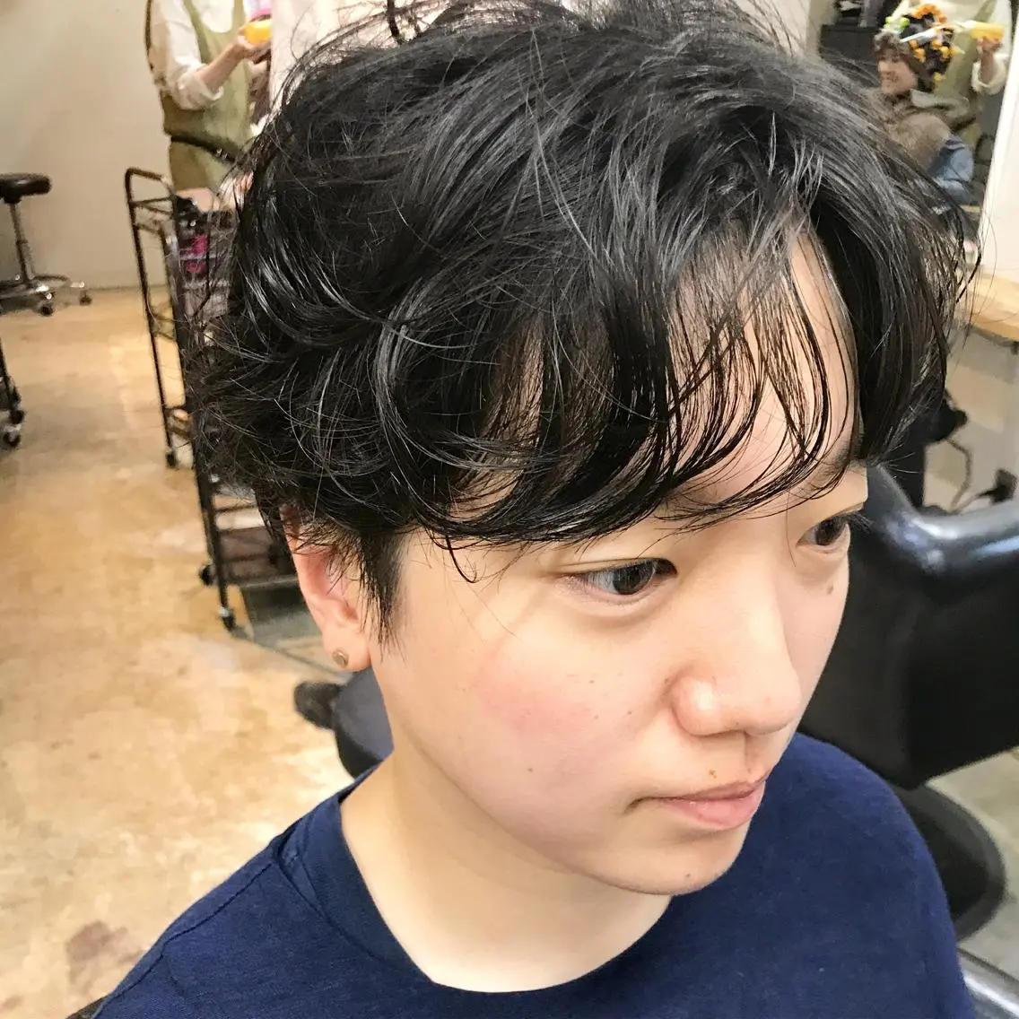 ショート パーマ 坂本 裕介のヘアスタイル