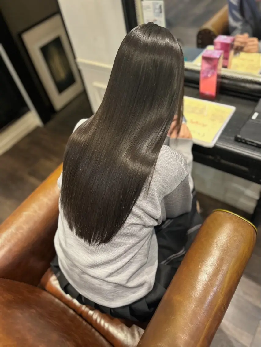 カラー ヘアカラー いとい なぎさ🌛🧁⋆*のヘアスタイル