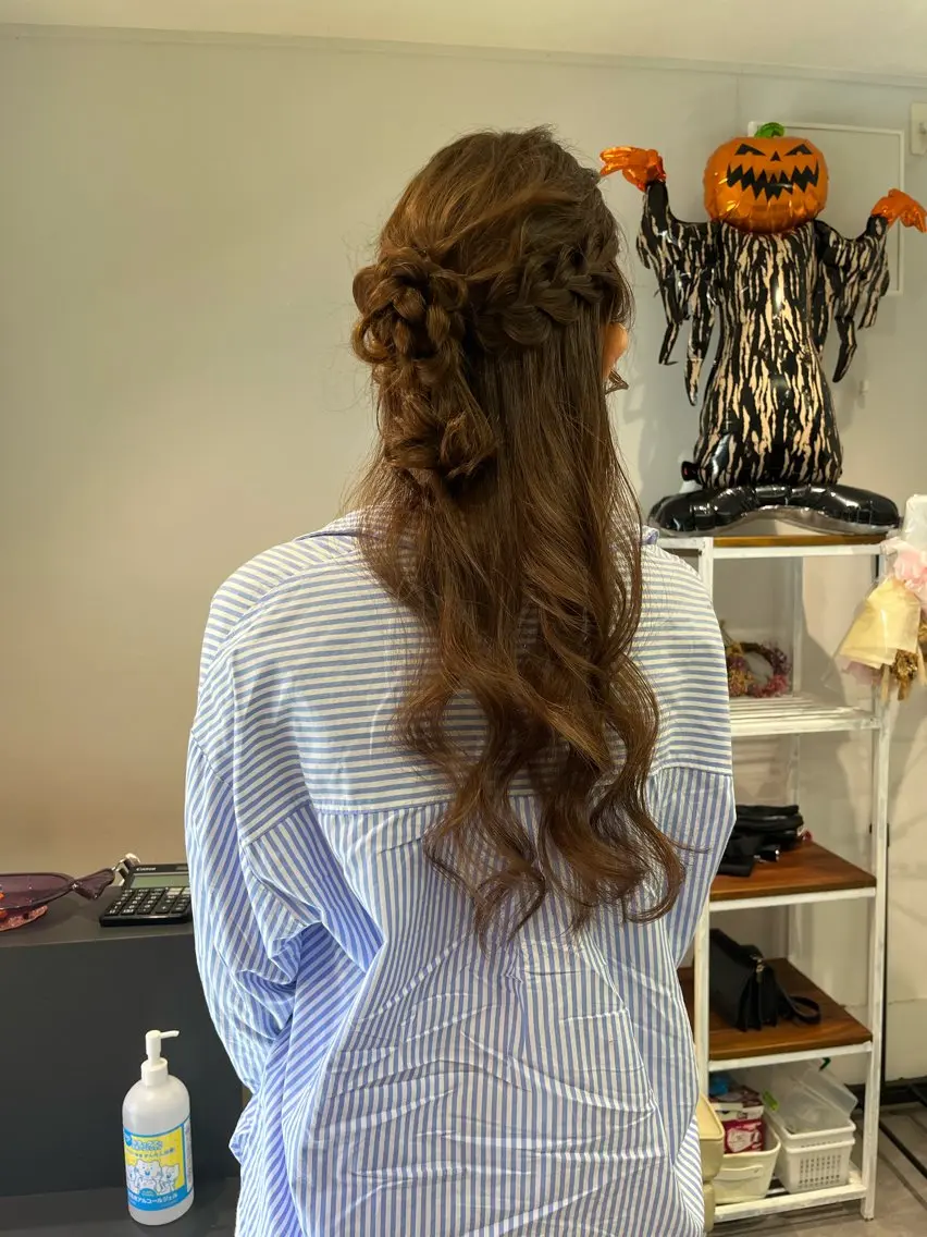 ヘアセットの写真