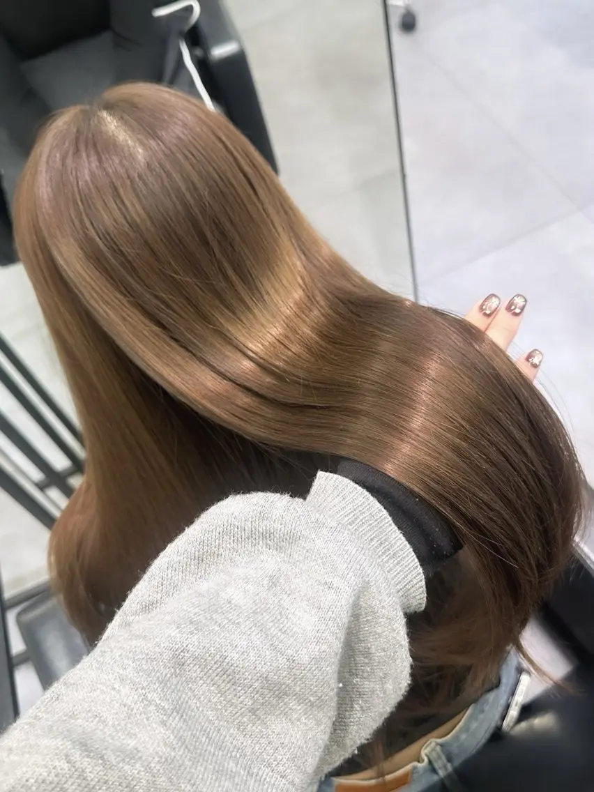 ロング ヘアカラー トリートメント 盛れるヘア♡ 韓国Styleのヘアスタイル