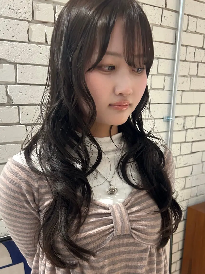 カラー ヘアカラー chiharu 𝜗𝜚꙳.*のヘアスタイル