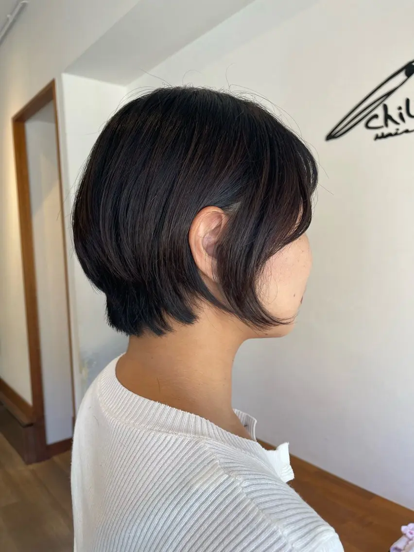 ショート ショートボブ ボブ ショートヘア chill out 甲斐千尋のヘアスタイル