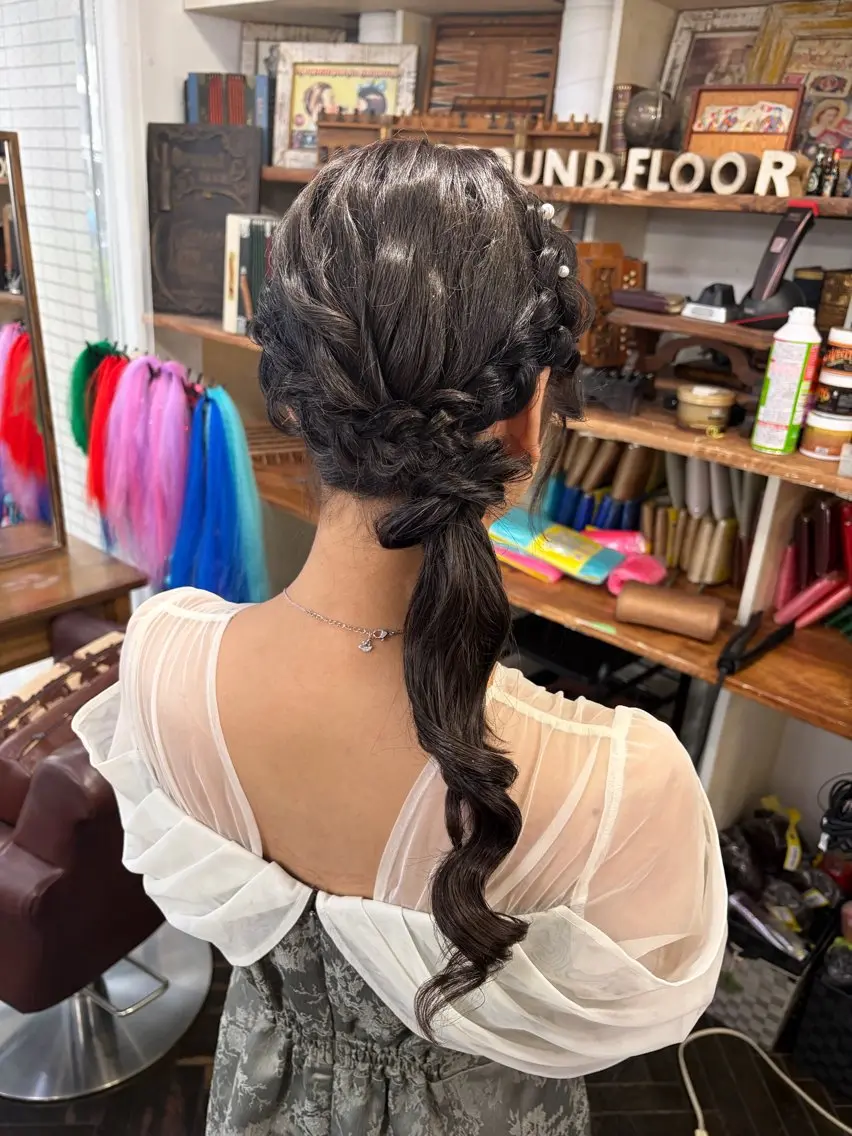 ヘアアレンジ ヘアセット ミホ/ 元町中華街のヘアスタイル