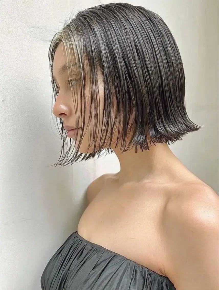 ショート カラー カット ヘアカラー 朝田 拓実のヘアスタイル