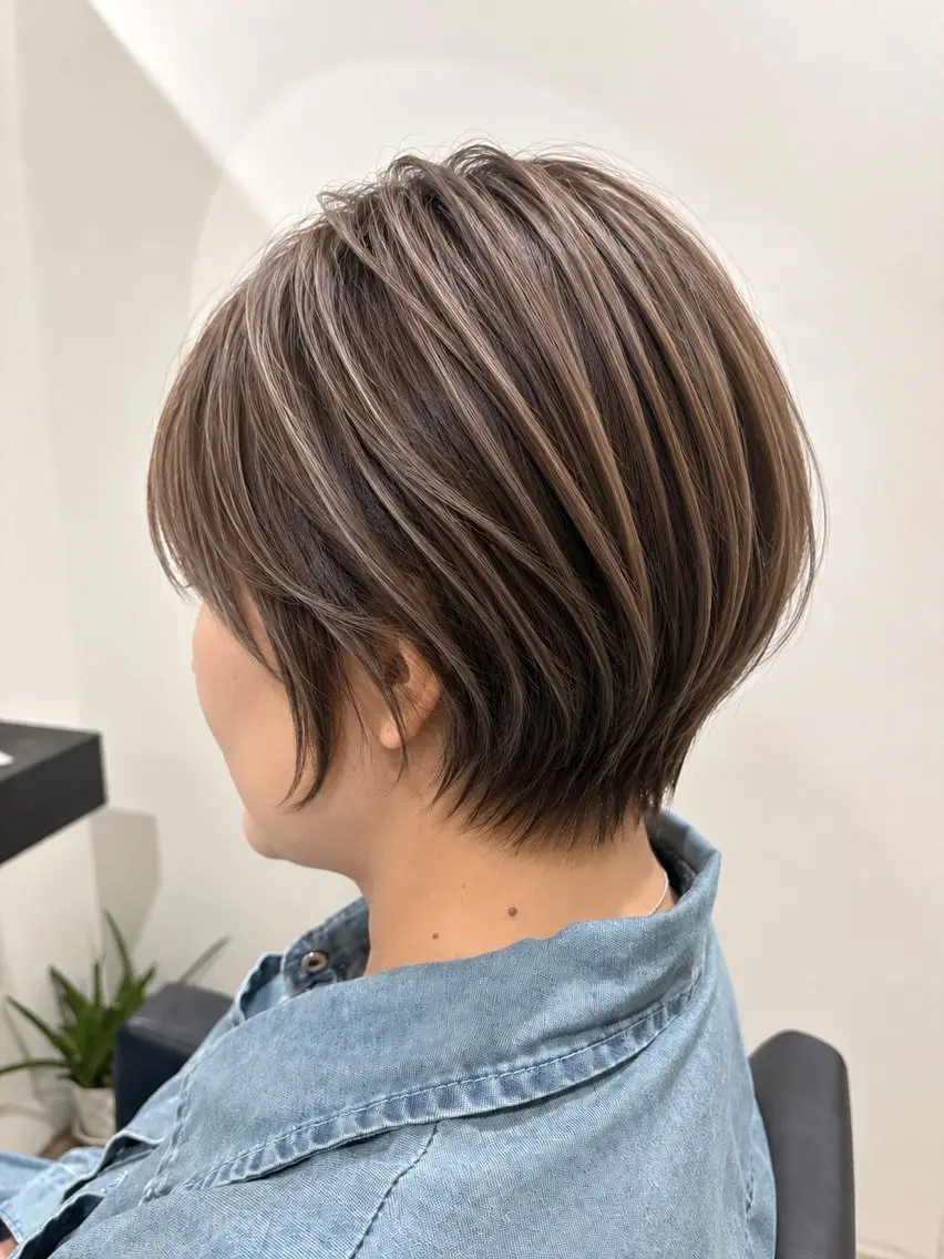 ショート ショートヘア 小澤 蘭のヘアスタイル