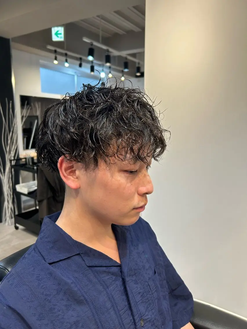 【メンズカット+パーマ】✨ミニモ限定価格✨スパイラルパーマの写真