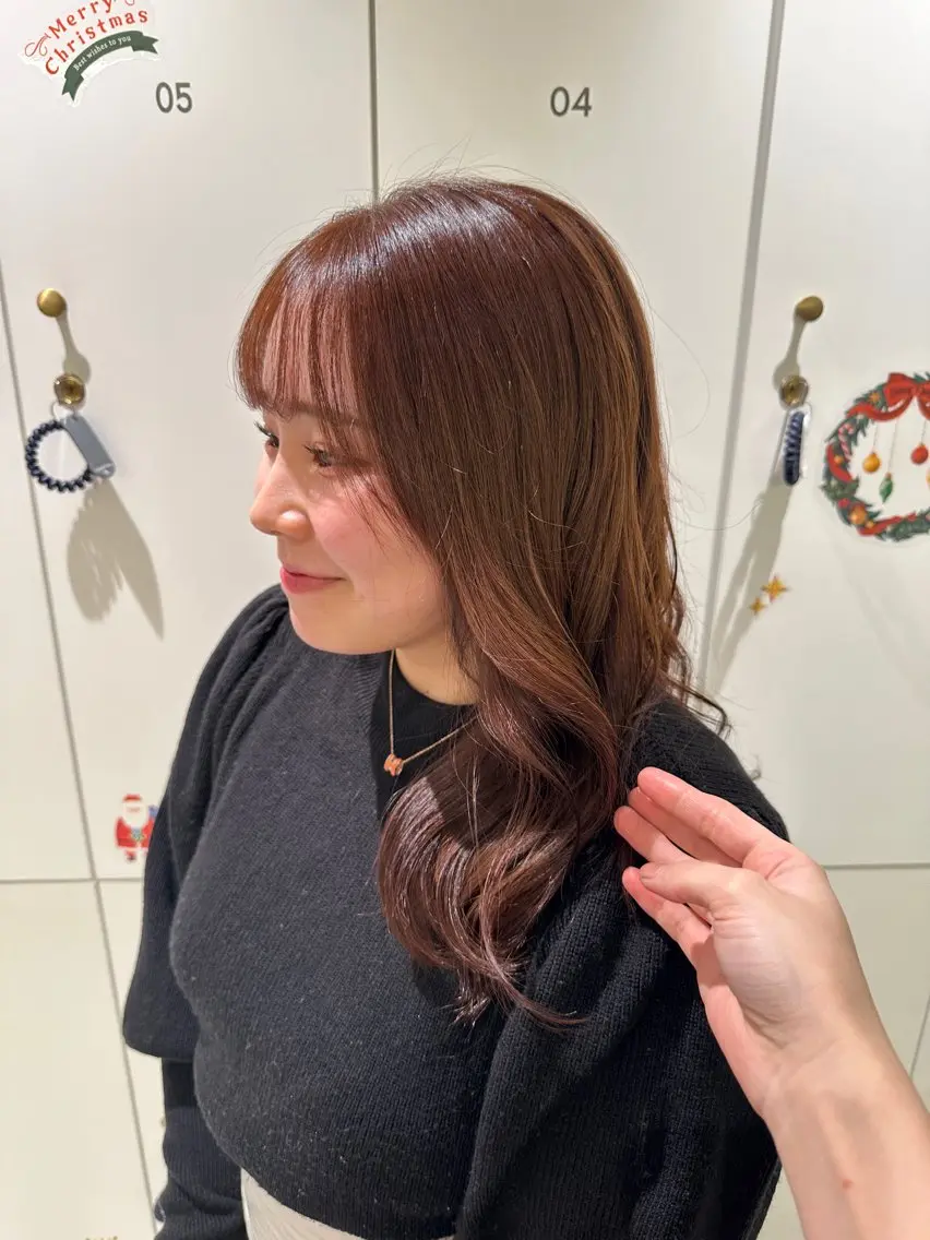 【ツヤ髪✨️】ブリーチなしの艶カラー＋クイックTRの写真