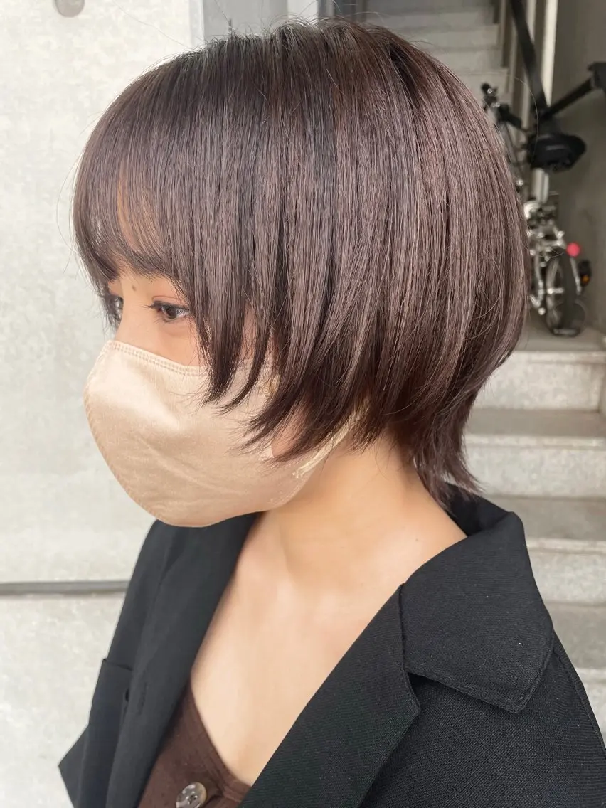 ショートウルフカット+トリートメントの写真