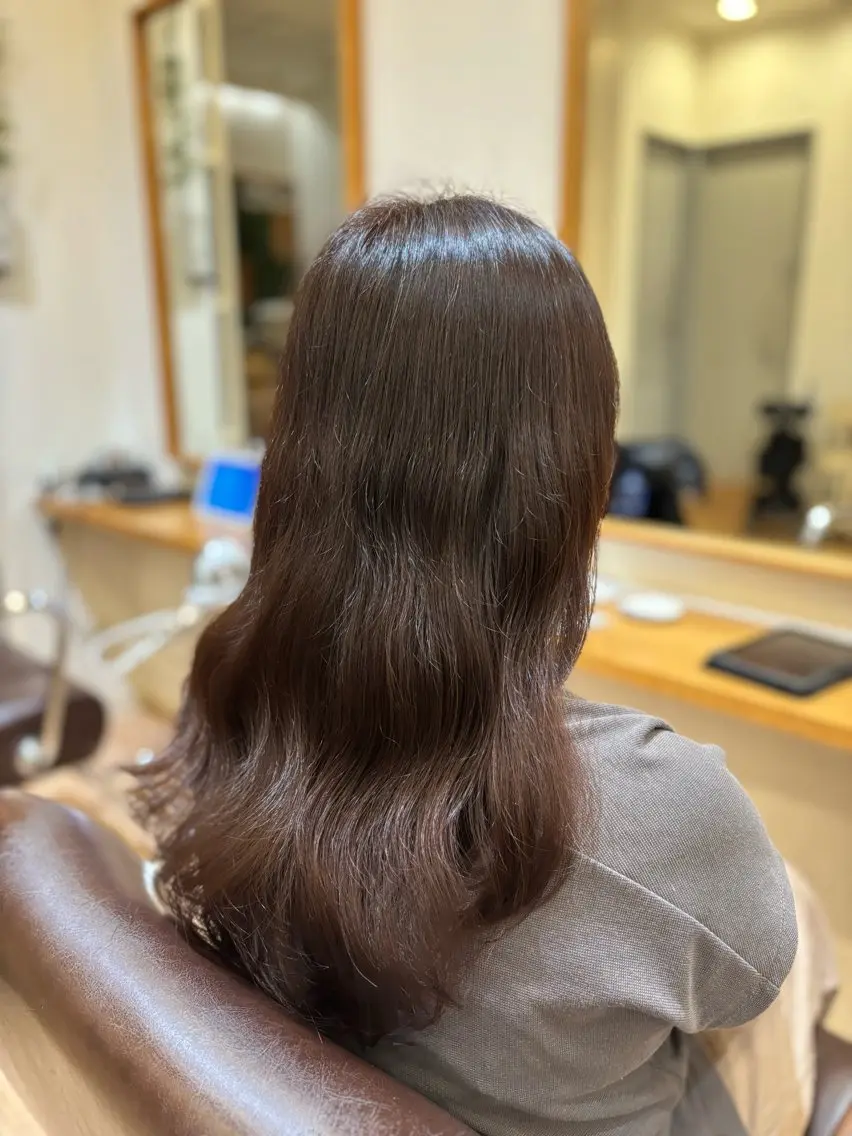ロング カラー トリートメント すなが/ハイライト モデル募集中のヘアスタイル