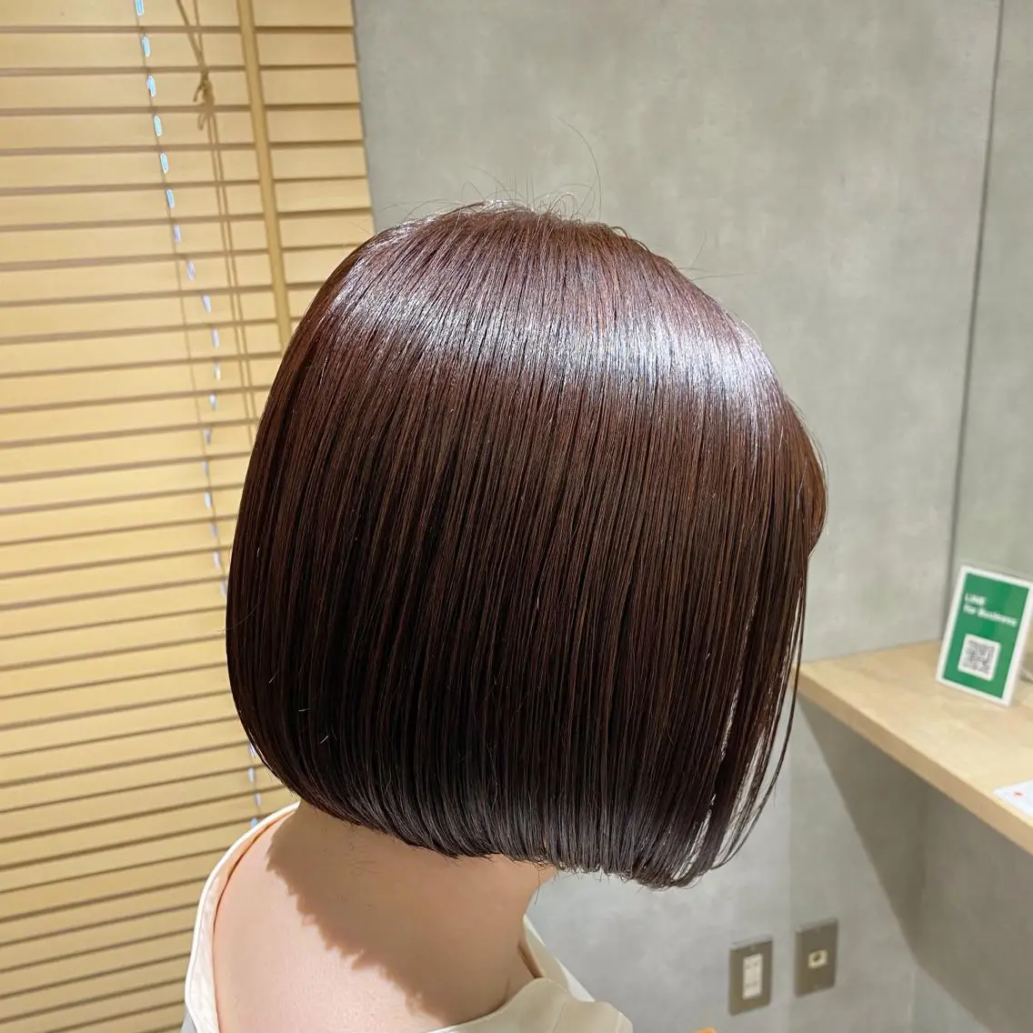 ショート カラー ブラウンカラー ピンクカラー ピンクブラウン ボブ ヘアカラー トリートメント ✂韓国レイヤー 🦋みやび🪽のヘアスタイル