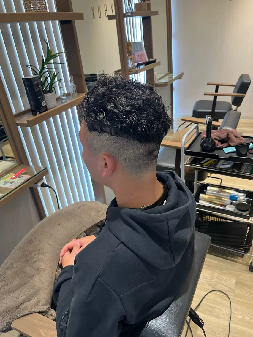 ショート カット パーマ 樋口 莉奈のヘアスタイル