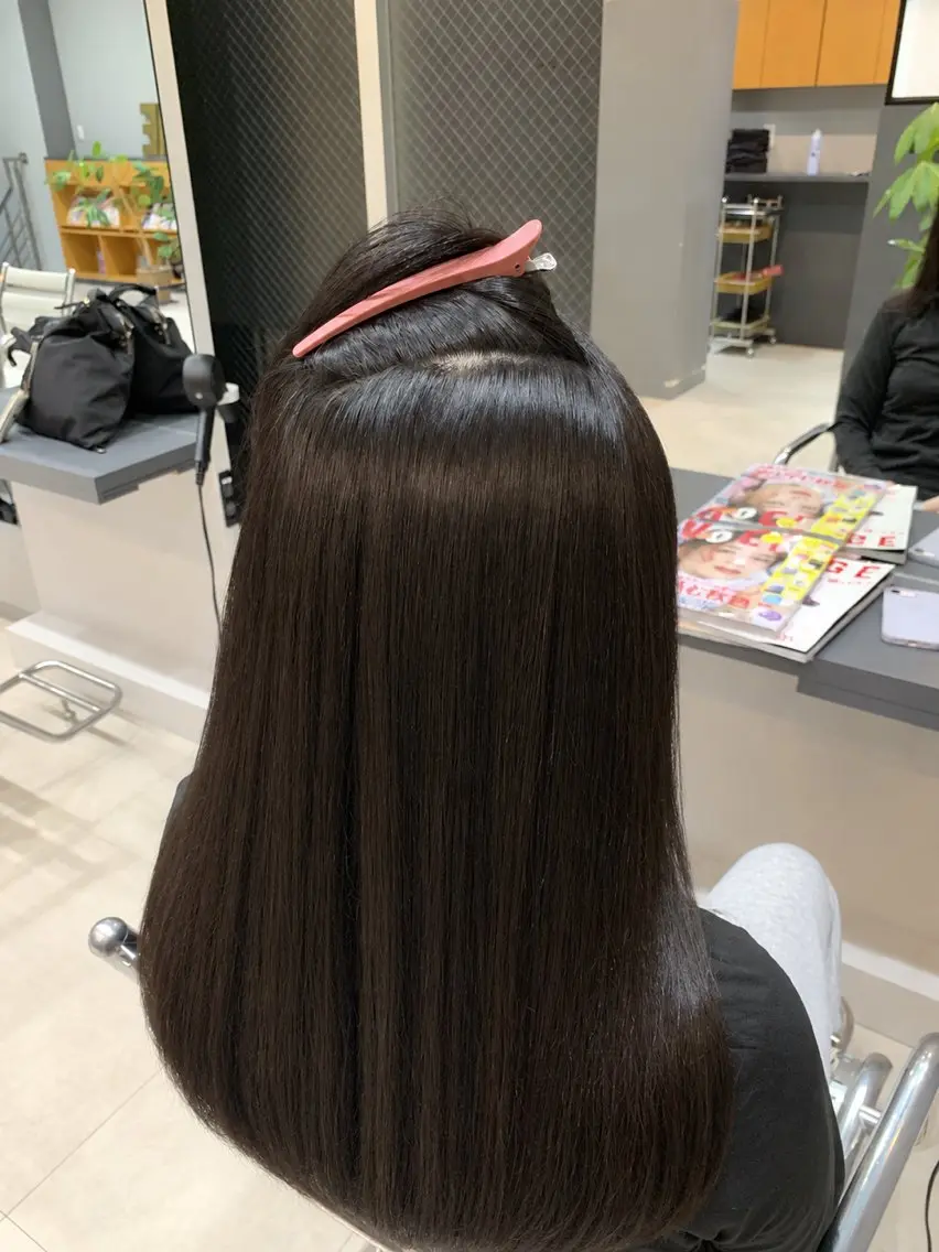 ロング 西川 和のヘアスタイル