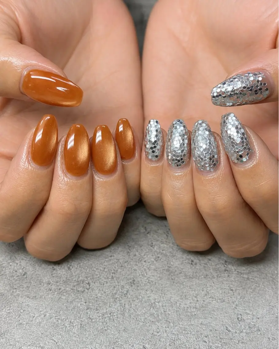 ネイル ミラーネイル shiki_nail 🪐のネイルデザイン