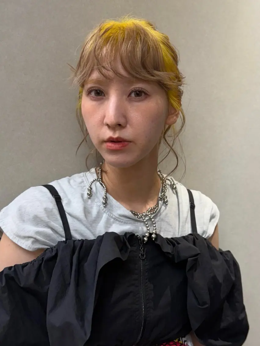 セミロング カラー デザインカラー ヘアカラー Daisy🎀【福岡 美容室】chiakiのヘアスタイル