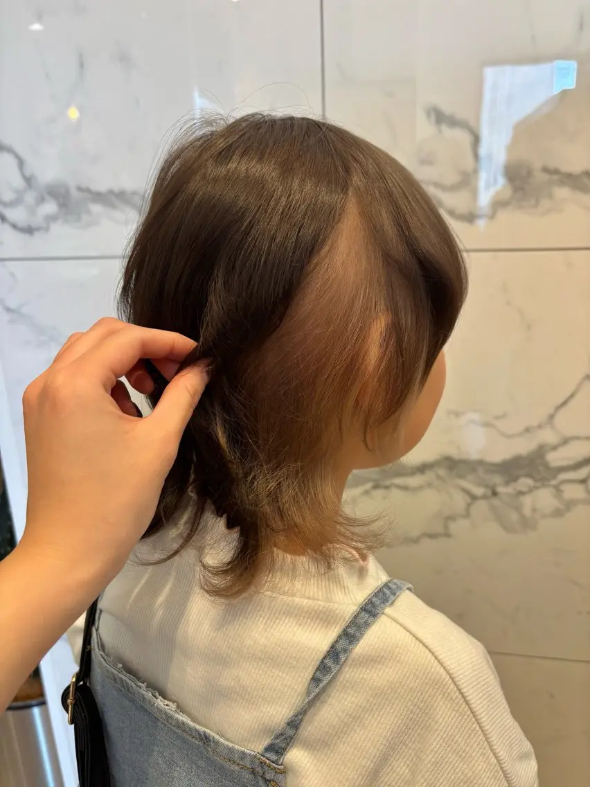 カラー ベージュカラー ヘアカラー 木村 綺音のヘアスタイル