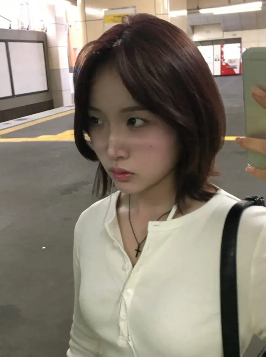 ミディアム ヘアカラー トリートメント 韓国ヘア 🇰🇷 natsukiのヘアスタイル