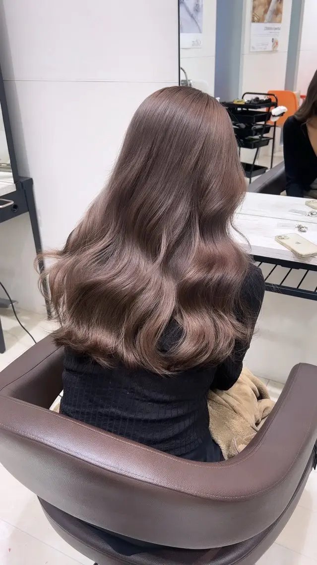ロング カット ヘアカラー 白髪ぼかし/髪質 改善/KOMORIのヘアスタイル