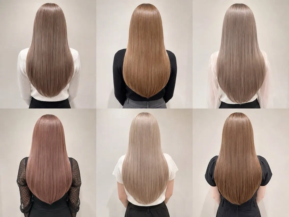 ロング カラー ヘアカラー トリートメント ダブルカラーが得意 髙木千惺/大須のヘアスタイル