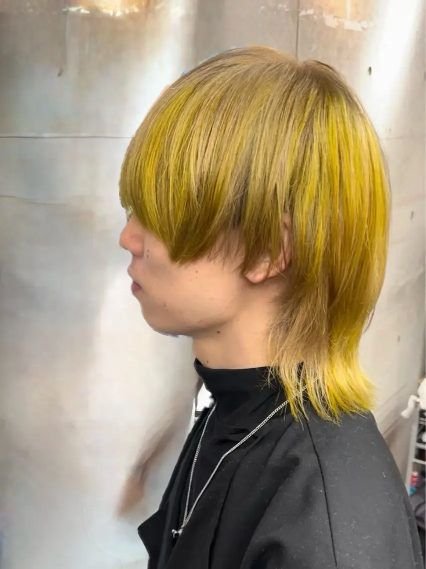 カラー メンズ メンズブリーチ メンズパーマ メンズツイストパーマ 刈り上げ ブリーチ カット ヘアカラー 🔥メンズ特化🔥 パーマ🔥カメイのヘアスタイル